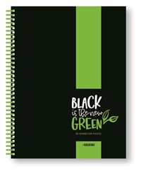 Quaderno Spiralato A4 Quadretti 5 mm - elementari e medie - Black Is The  New Green - Tekno - Cartoleria e scuola