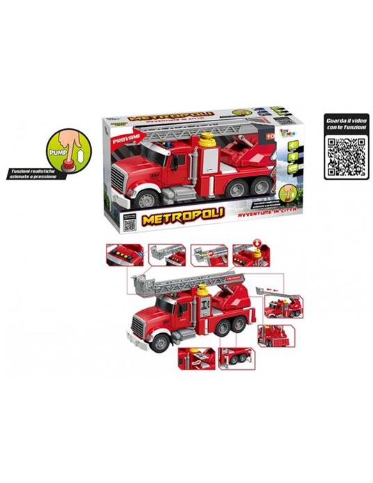 Metropoli - Camion dei pompieri 1:12 - Toys Garden - Radiocomandati per  bambini - Giocattoli | IBS