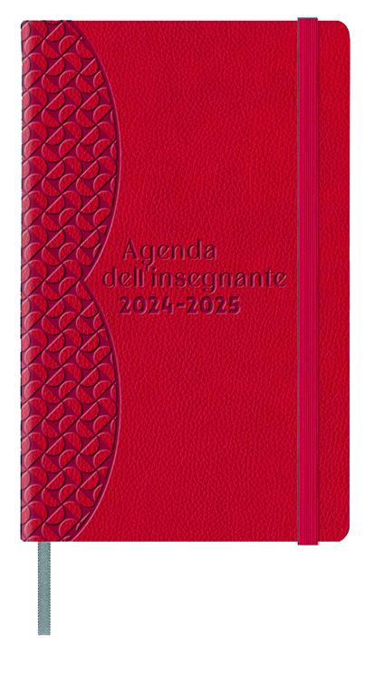 Agenda INSEGNANTI bigiornaliera - EDOLO orz rosso - 13 x 21 cm