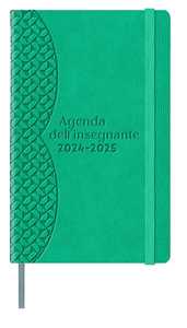 Cartoleria Agenda INSEGNANTI bigiornaliera - EDOLO orz verde acqua scuro - 13 x 21 cm Cangini Filippi