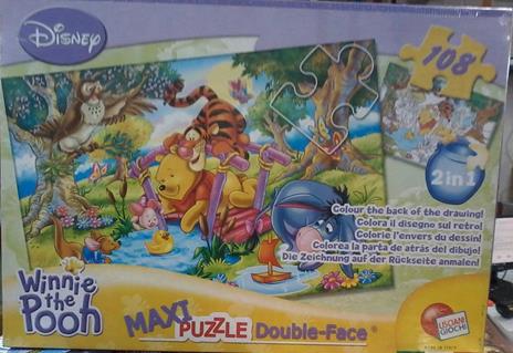 Puzzle Double Face Supermaxi 108 Winnie The Pooh