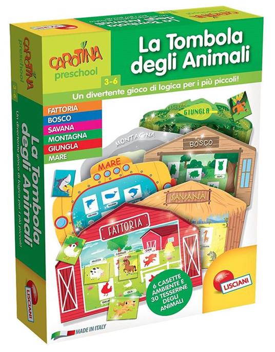 Carotina. Plus tombola degli animali