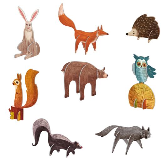 Ludattica Play&Go Forest Animals - 2