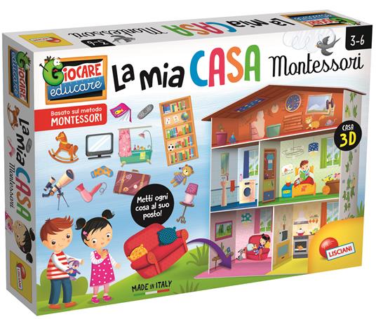 Montessori Maxi La Mia Casa - Lisciani - Giocare Educare - Lettura e  scrittura - Giocattoli | IBS