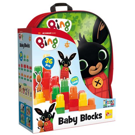 Bing Zainetto Baby Blocks Rosso