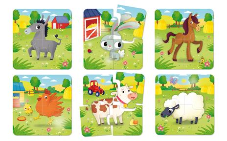 Carotina baby puzzle la fattoria - 2