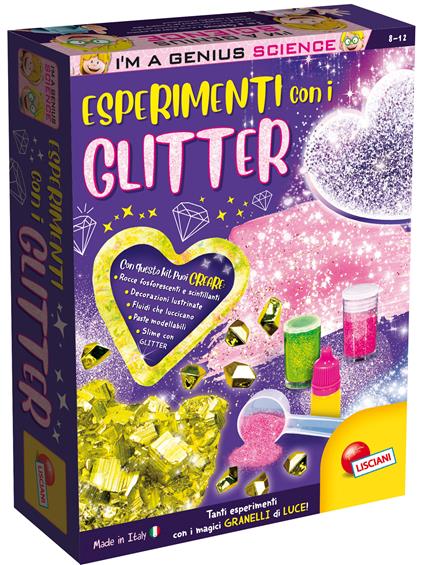 I'm a Genius esperimenti con glitter