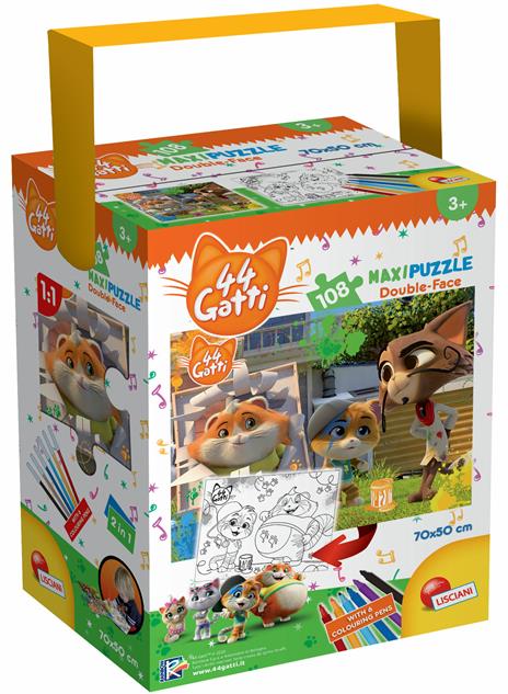 Puzzle Rettangolare 30×40 - Gatto Mammone