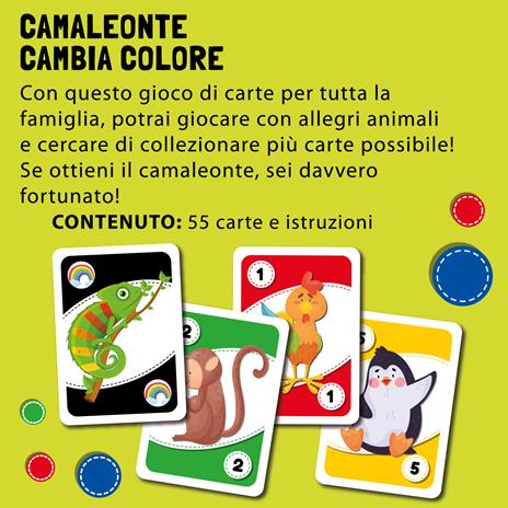 Ludoteca Le Carte Dei Bambini Camaleonte Cambia Colore - 2