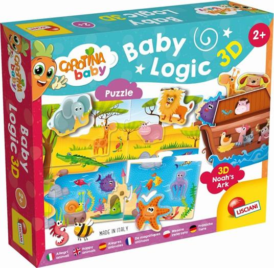 Carotina Baby Logic 3d Animali - Lisciani - Educativi prescolari baby -  Matematica - Giocattoli | IBS