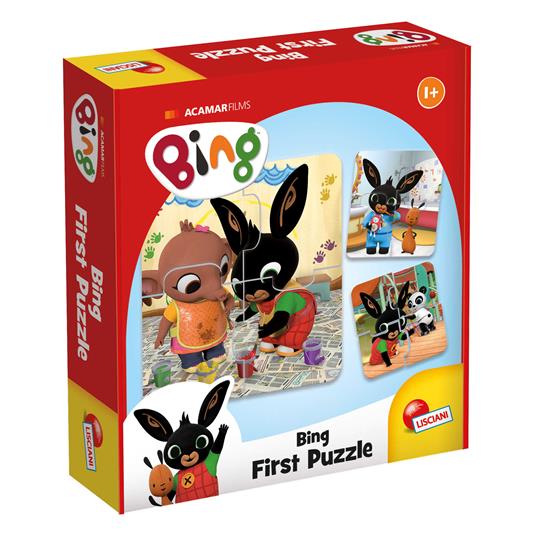 Lisciani Bing Baby Edugames Puzzle +Pennarelli +Tappeto Maxi per Bambini  2anni+ - bitwo