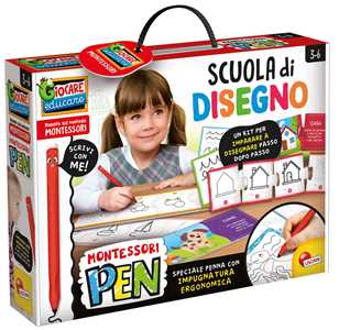 Giocattolo Montessori Pen Scuola Di Disegno Lisciani