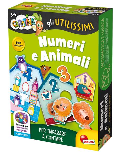 Carotina Gli Utilissimi Numeri e Animali