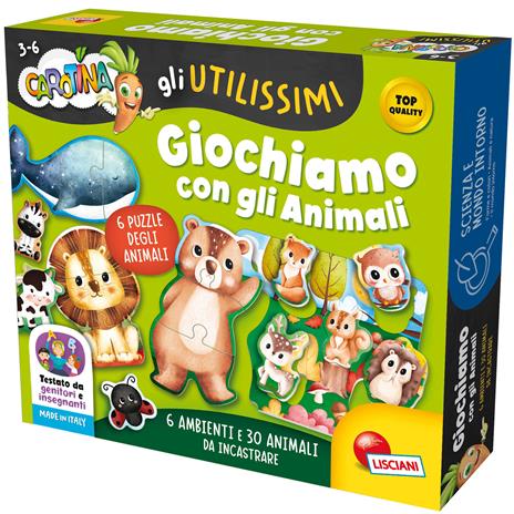 Carotina Gli Utilissimi Giochiamo con Gli Animali