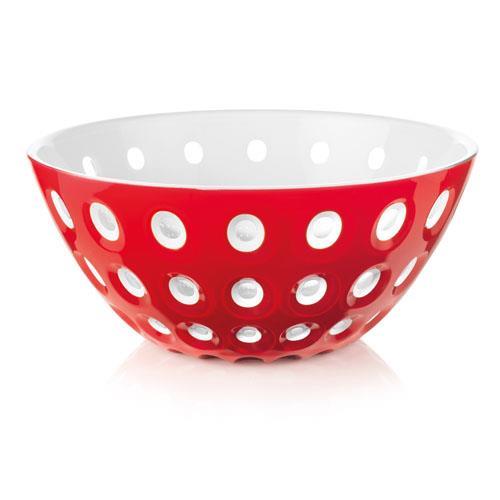 Ciotola Le Murrine Rossa/bianca/trasparente 20 Cm Guzzini Accessori Casa Tavola Cucina