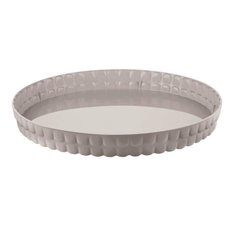 Guzzini Vassoio Tondo Tiffany Ø35,6 X H4 Cm Tortora Accessori Tavola Cucina  - Guzzini - Idee regalo