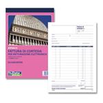 Blocco fatture di cortesia data ufficio 21,5x14,5 cm 33x2 copie autoricalcanti DU16413FE00