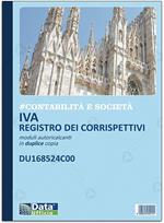 IVA REGISTRO DEI CORRISPETTIVI - Moduli autoricalcanti in duplice copia - 24 mesi - Cod. DU168524C00 -