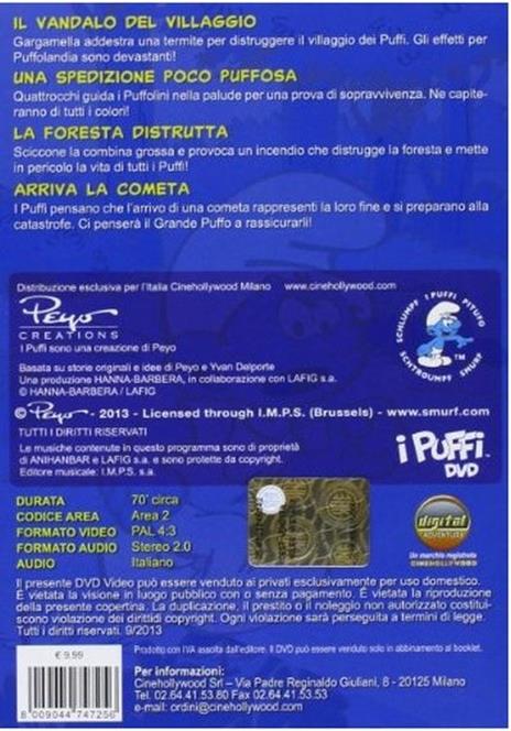 I Puffi. Puffolandia è in pericolo e altri grandi avventure di José Dutillieu,George Gordon - DVD - 2