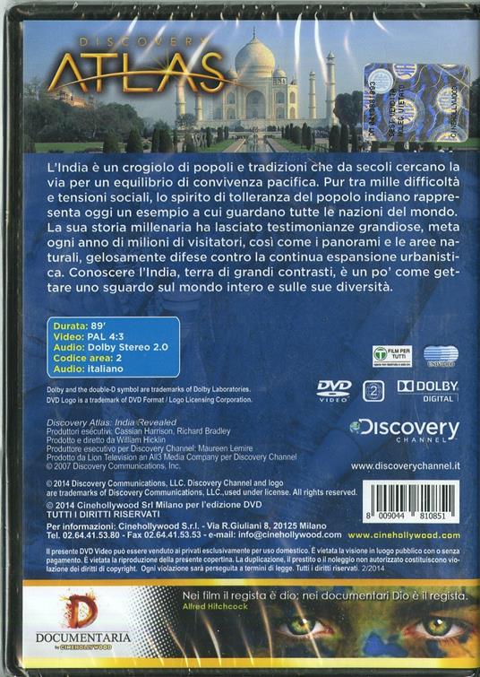 India. Discovery Atlas - DVD - 2