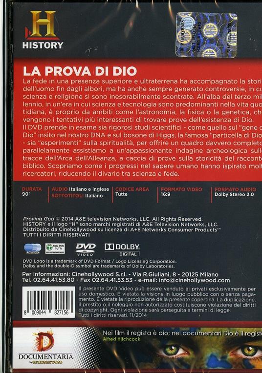 La prova di dio - DVD - 2