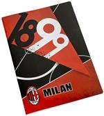 Quaderno maxi A4 AC Milan. 1 rigo