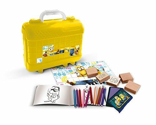 Multiprint Valigetta Travel Set Minion Album da Colorare,Puzzle e M