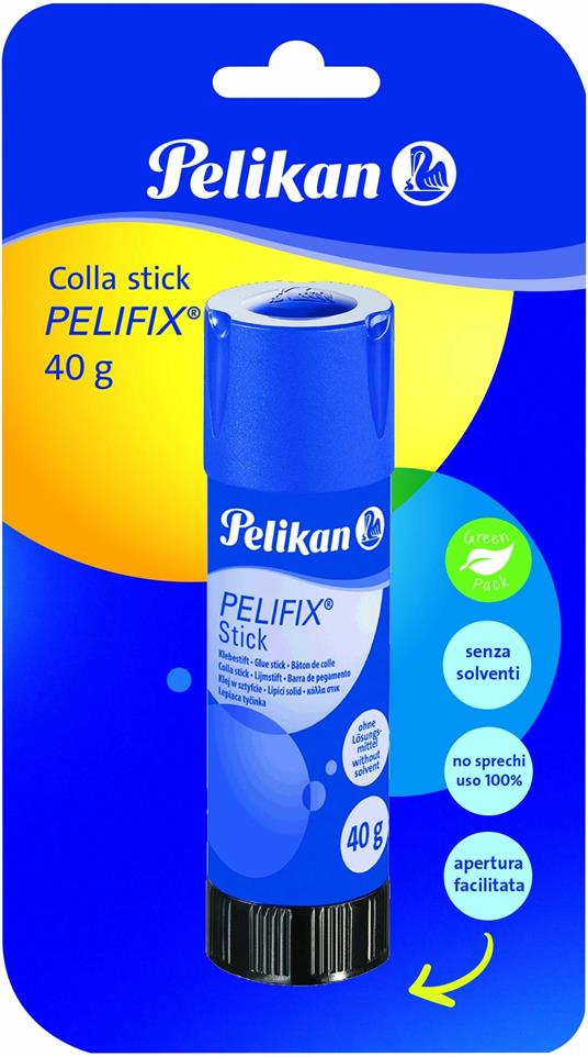 Colla Stick Pelikan Pelifix 40 g. Confezione da 1 pezzo - Pelikan -  Cartoleria e scuola