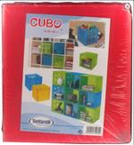 cubo in plastica, smontabile. Cm 37x33x33 h