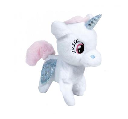 DECAR 2 - Peluche Unicorno Cammina Luci e Suoni - 25492