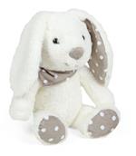 Ps Bunny 25Cm Bianco/Grigio Pois Orecchie Lunghe