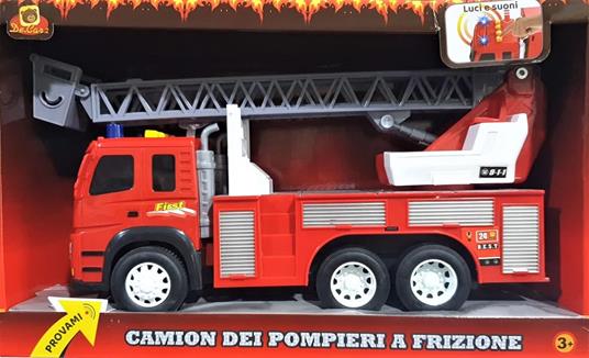 Camion dei Vigili del Fuoco - Giocattolo Pompieri con Luci e Suoni