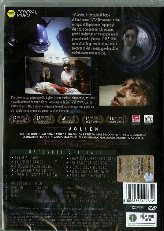 Aglien (DVD) - DVD - Film di Andrea Camerini Commedia | IBS