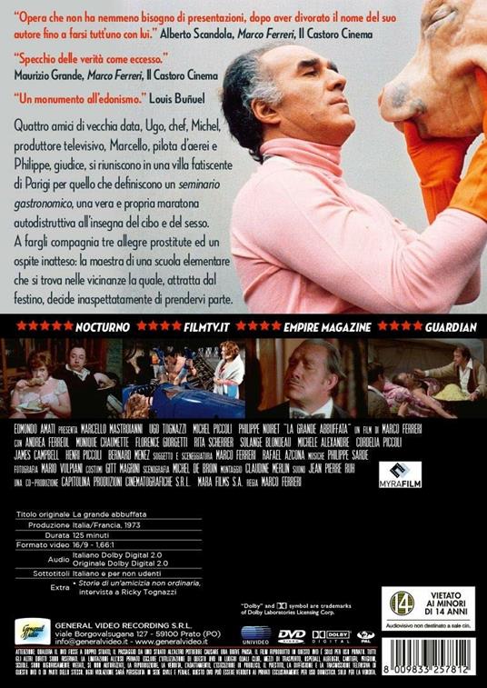 La grande abbuffata (DVD) - DVD - Film di Marco Ferreri Commedia | IBS