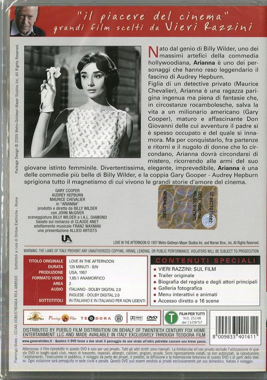 Arianna di Billy Wilder - DVD - 2