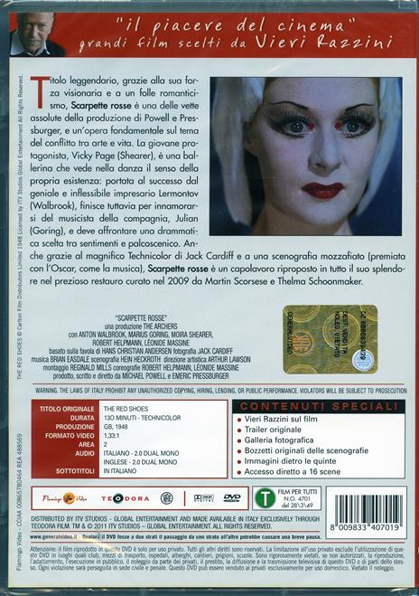 Scarpette rosse di Michael Powell,Emeric Pressburger - DVD - 2