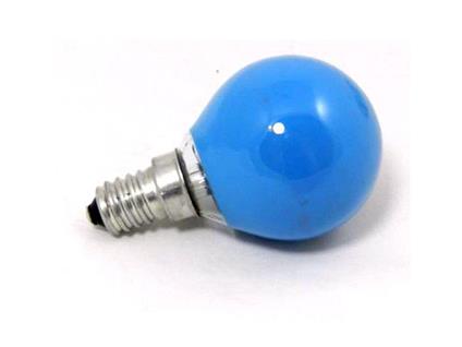 Lampadina Azzurra Sfera 25 Watt E14 Azzurro Incandescenza Leuci Presepe