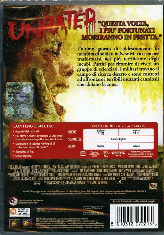 Le colline hanno gli occhi 2 di Martin Weisz - DVD - 2