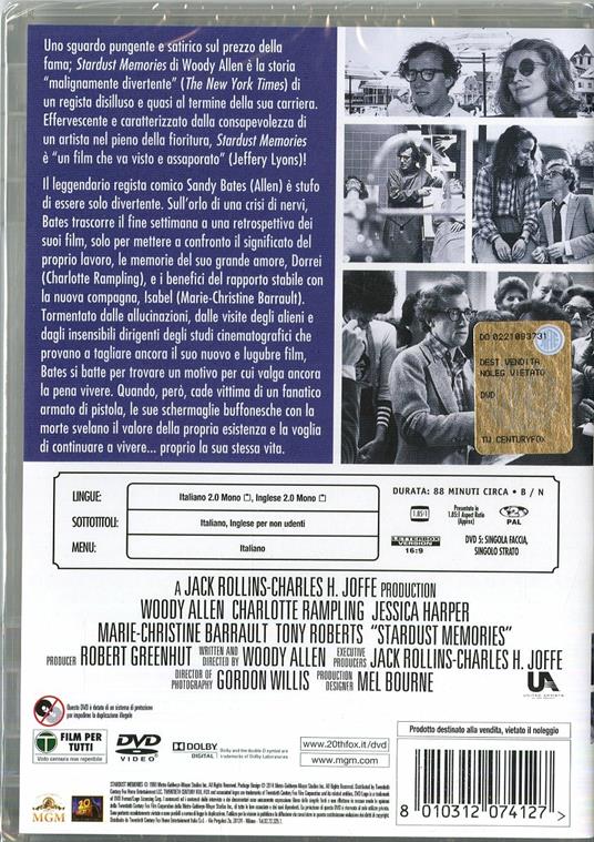 Stardust Memories - DVD - Film di Woody Allen Drammatico | IBS