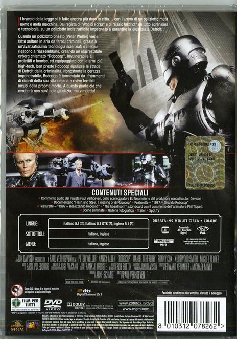 RoboCop. Il futuro della legge di Paul Verhoeven - DVD - 2