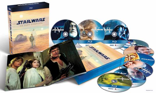 Star Wars. La saga completa - Blu-ray - Film di Irvin Kershner , George  Lucas Fantasy e fantascienza | IBS