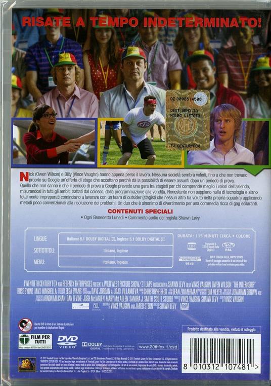 Gli stagisti di Shawn Levy - DVD - 2