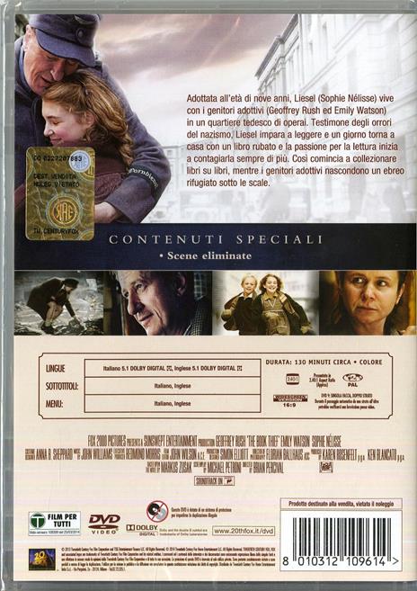 Storia di una ladra di libri di Brian Percival - DVD - 2