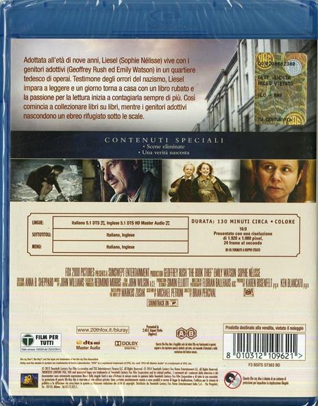 Storia di una ladra di libri - Blu-ray - Film di Brian Percival