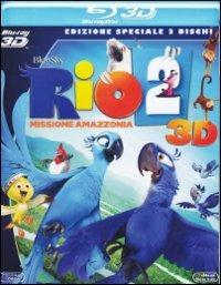 Rio 2. Missione Amazzonia 3D (DVD + Blu-ray + Blu-ray 3D) - DVD + Blu-ray +  Blu-ray 3D - Film di Carlos Saldanha Bambini e ragazzi | IBS