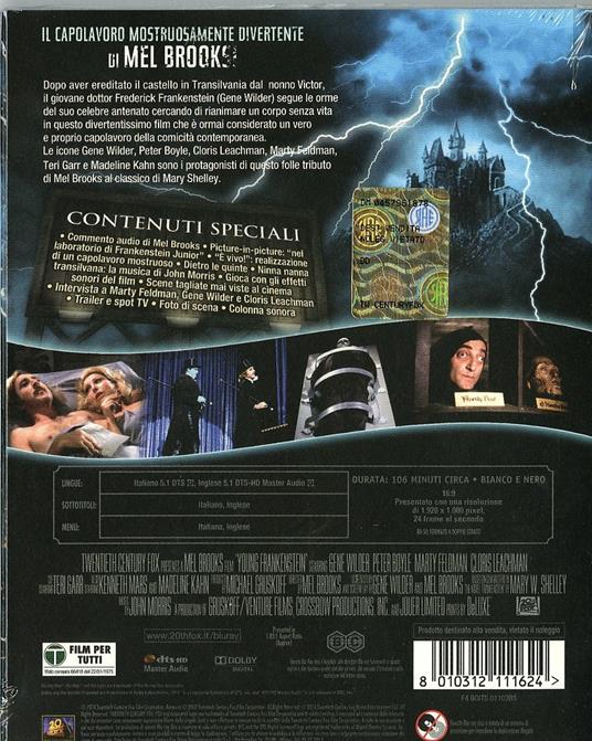 Frankenstein Junior - Blu-ray - Film di Mel Brooks Commedia | IBS