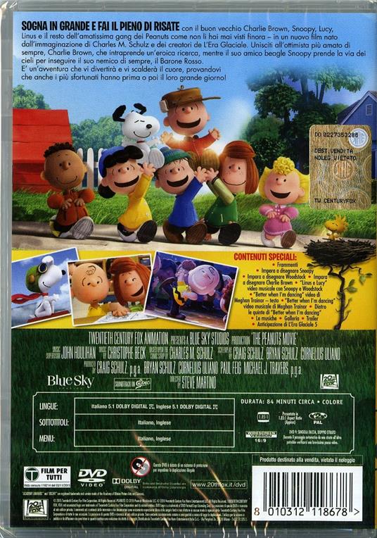 Snoopy & Friends. Il film dei Peanuts di Steve Martino - DVD - 2