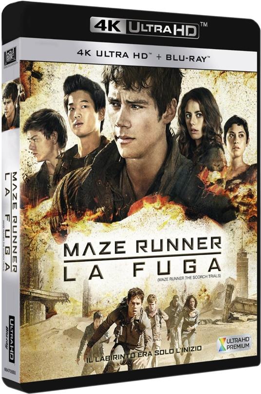 Maze Runner. La fuga (Blu-ray + Blu-ray 4K Ultra HD) di Wes Ball