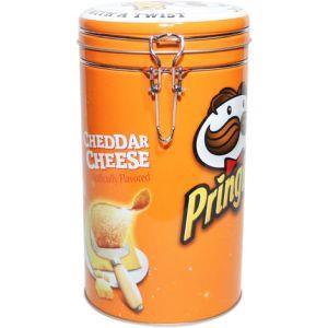 Scatola di Latta Pringles Per Patatine Chiusura Ermetica Arancione - Import  - Casa e Cucina | IBS