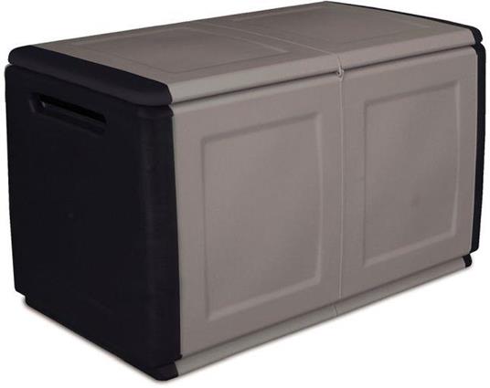 Baule multiuso 96x53x57cm Grigio Cube